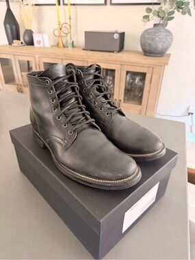 Viberg black Horween chromexcel service boot